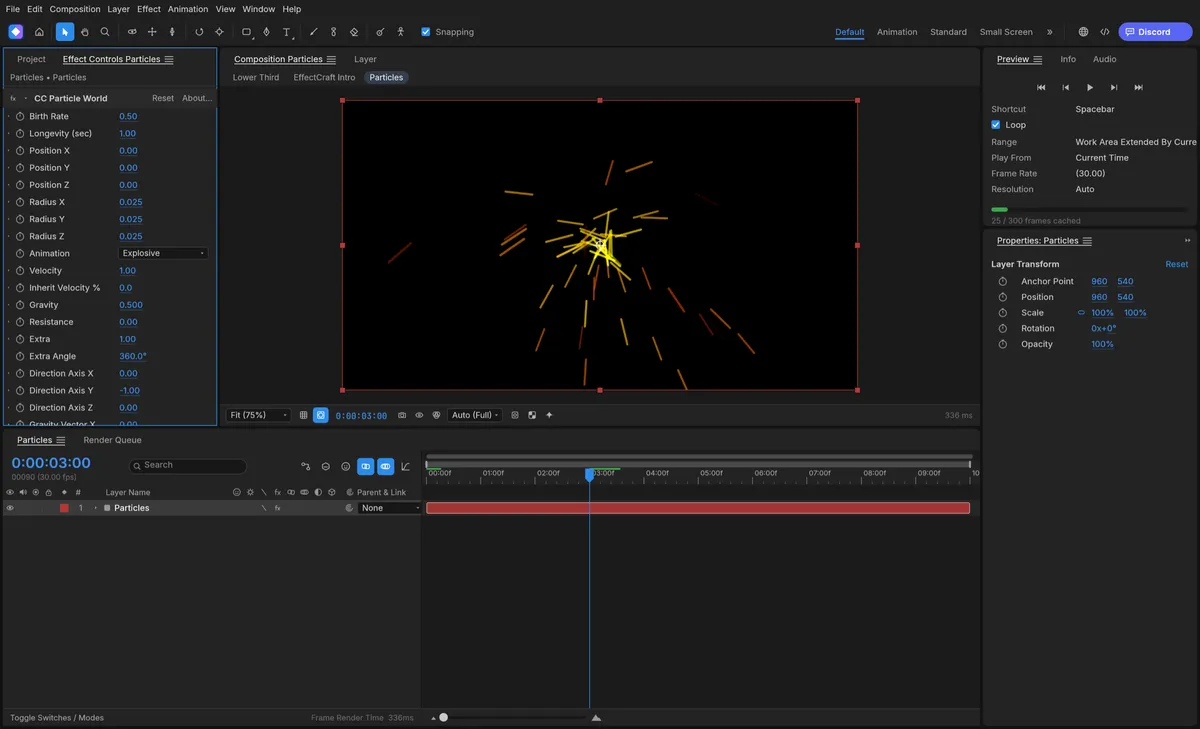 306 effects in EffectCraft