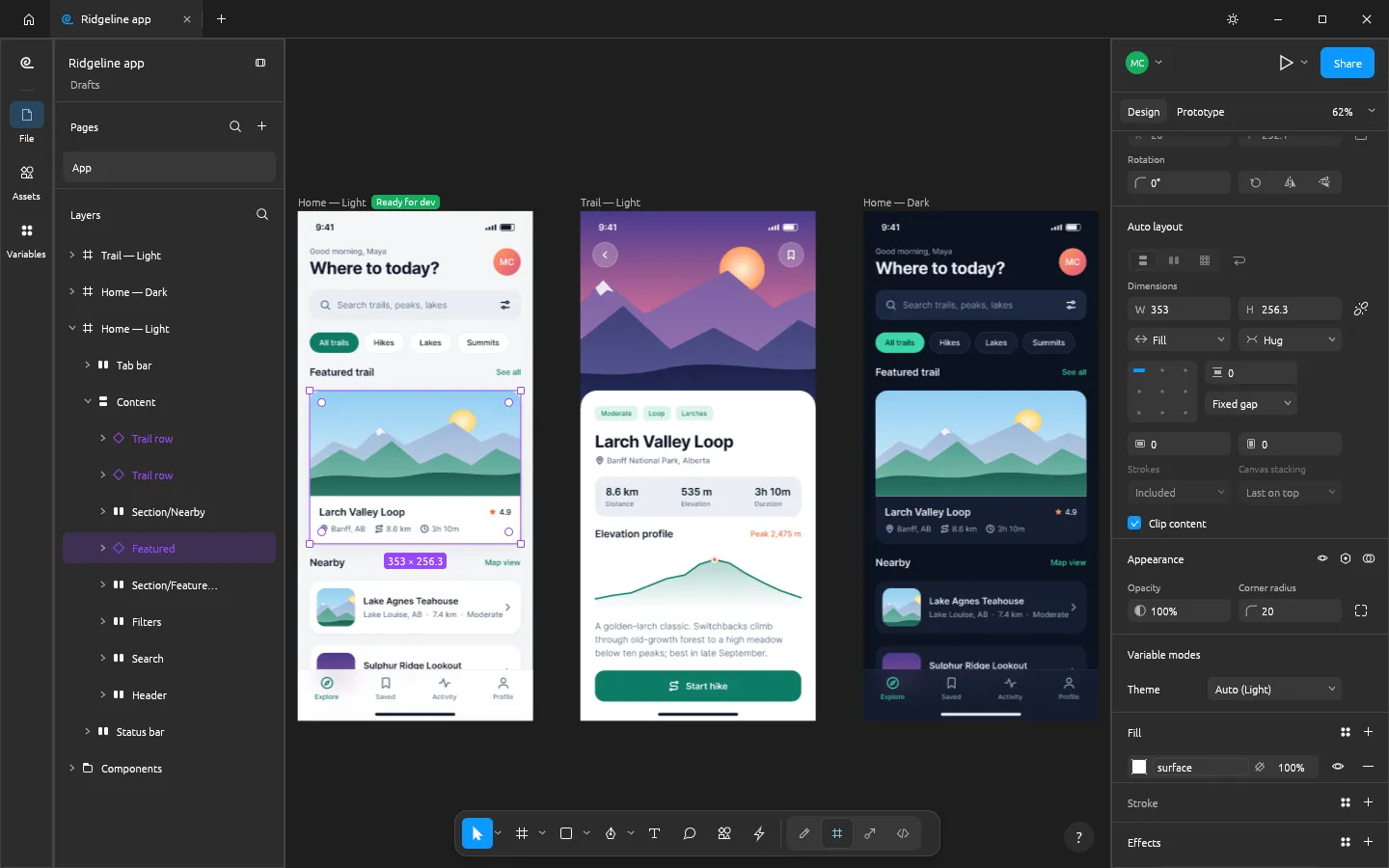 Auto layout in FigCraft