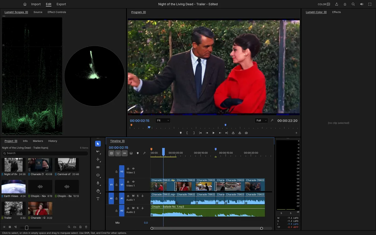 Lumetri-style colour in FilmCraft