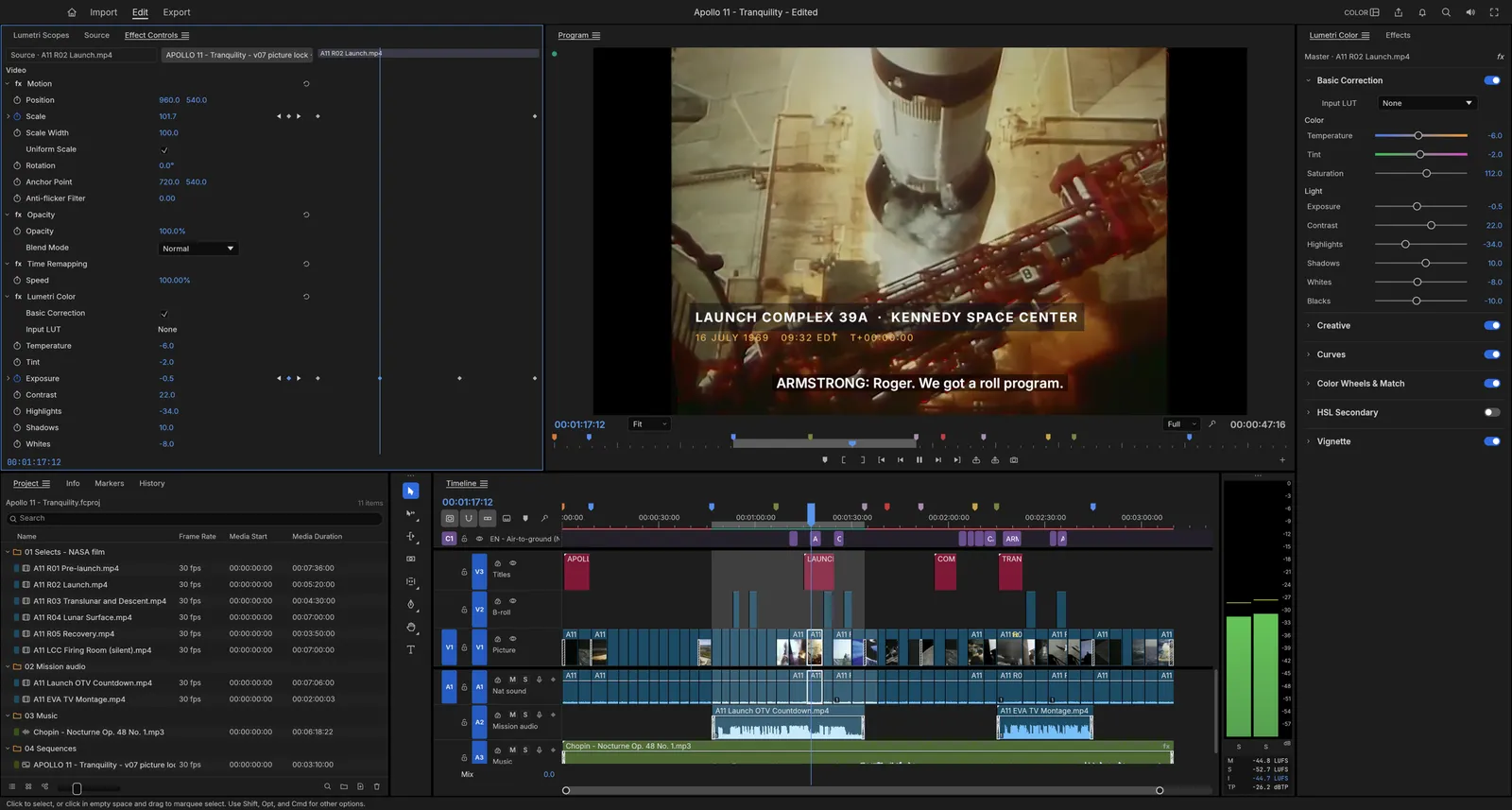 Titles, captions and audio in FilmCraft