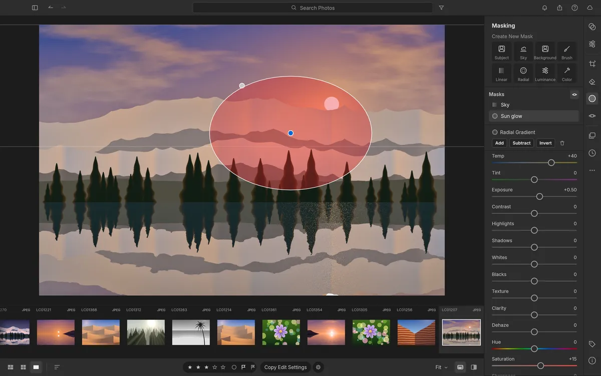 Masking in LightCraft