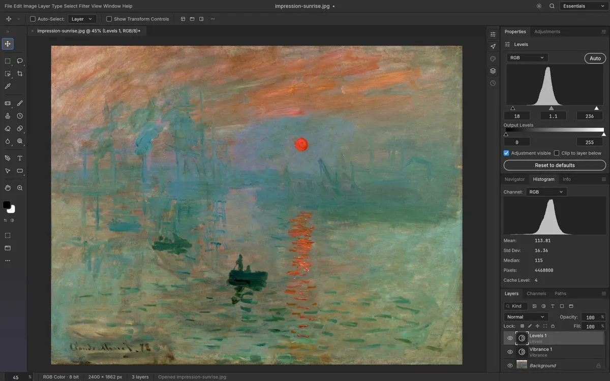 Adjustment layers in PhotoCraft